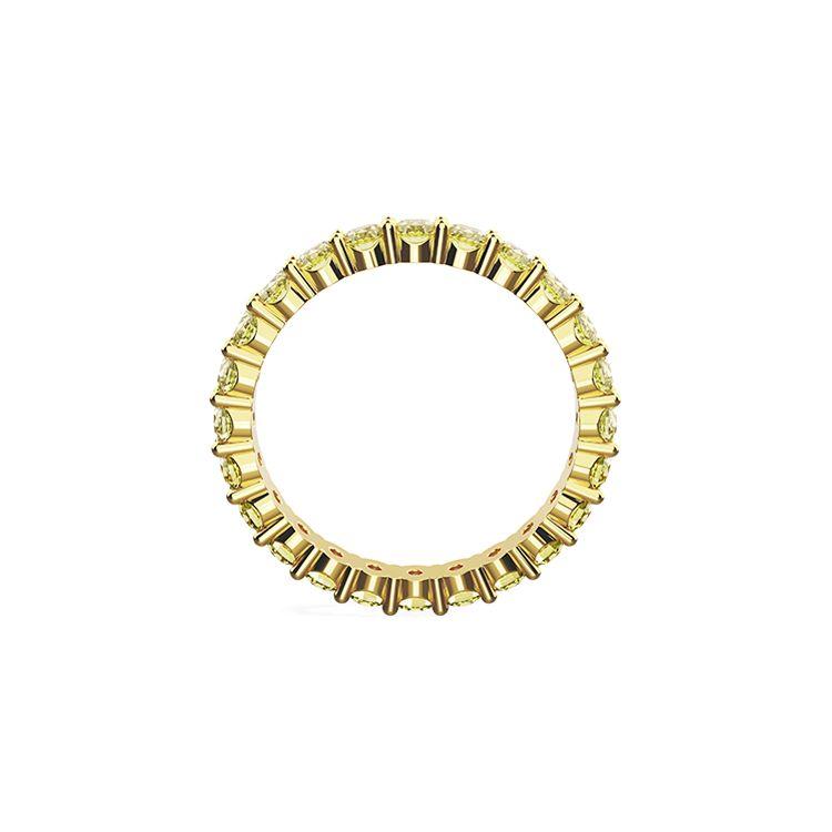 Swarovski Matrix Round Cut Imitation Crystal Ring Women rings 5658667
