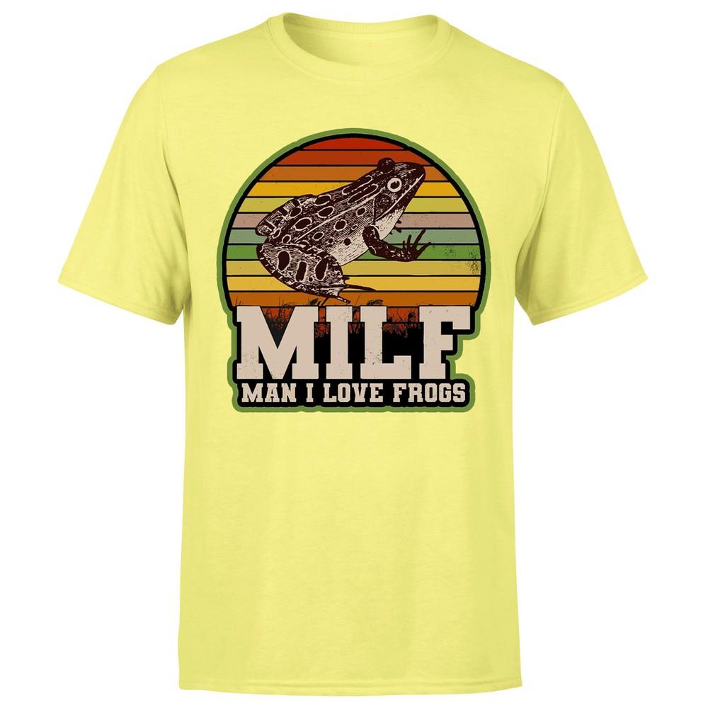 Amphibian Vintage Milf Unisex I Love Frogs Unisexs TshirtP1OrA
