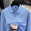 STORN 100% Pure Cotton High-quality Men's Long Sleeve Polo Shirt Autumn Fashion Simple Original Design Luxurious Golf T-shirt