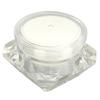 4Pcs Cream Jar Diamond Look Cosmetic Refillable Bottle Outdoor Travel Camping Plastic Compact Makeup Empty Container