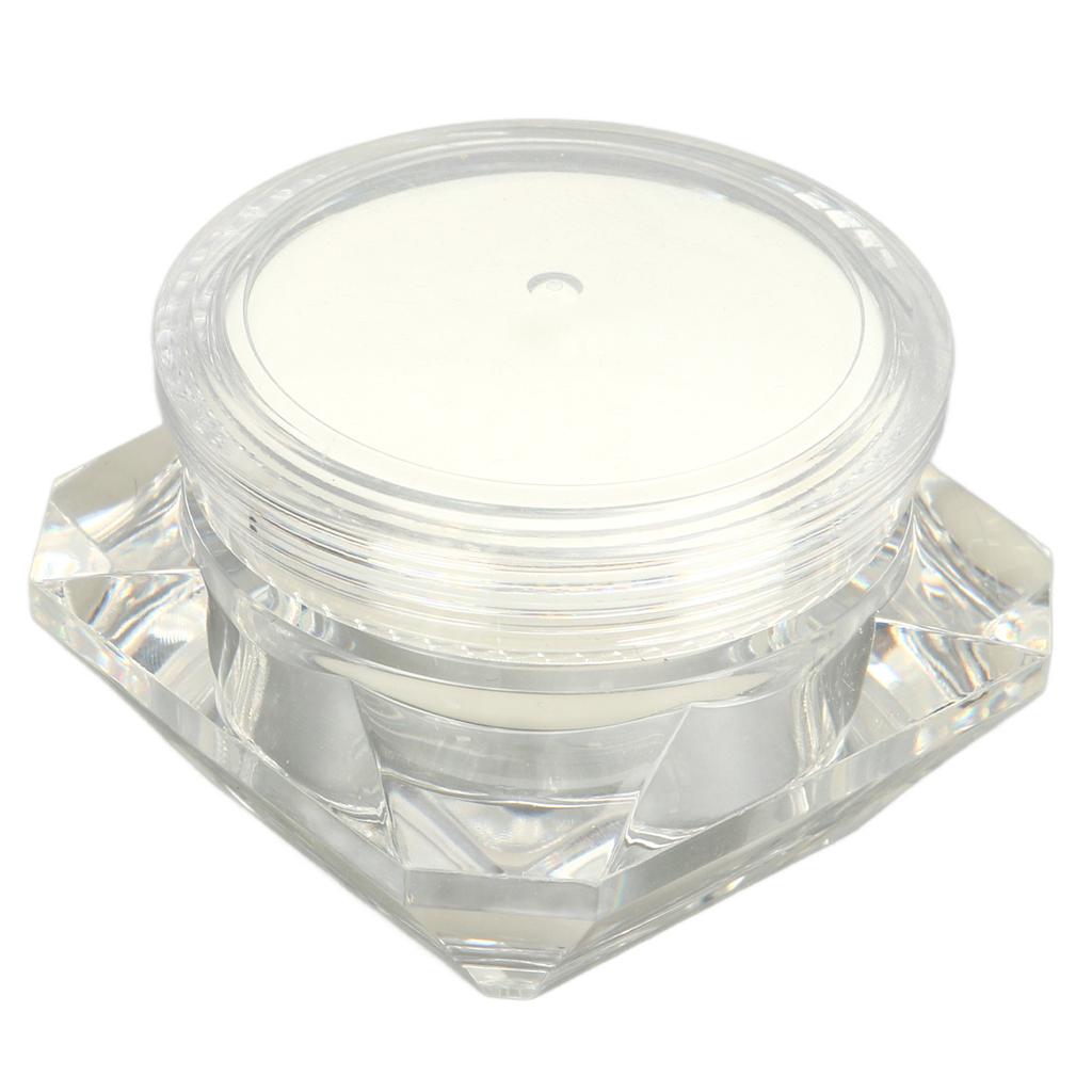 4Pcs Cream Jar Diamond Look Cosmetic Refillable Bottle Outdoor Travel Camping Plastic Compact Makeup Empty Container