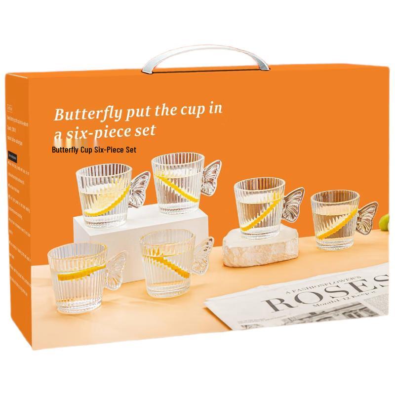 Элегантный стеклянный набор Bashi Ting из 6 предметов