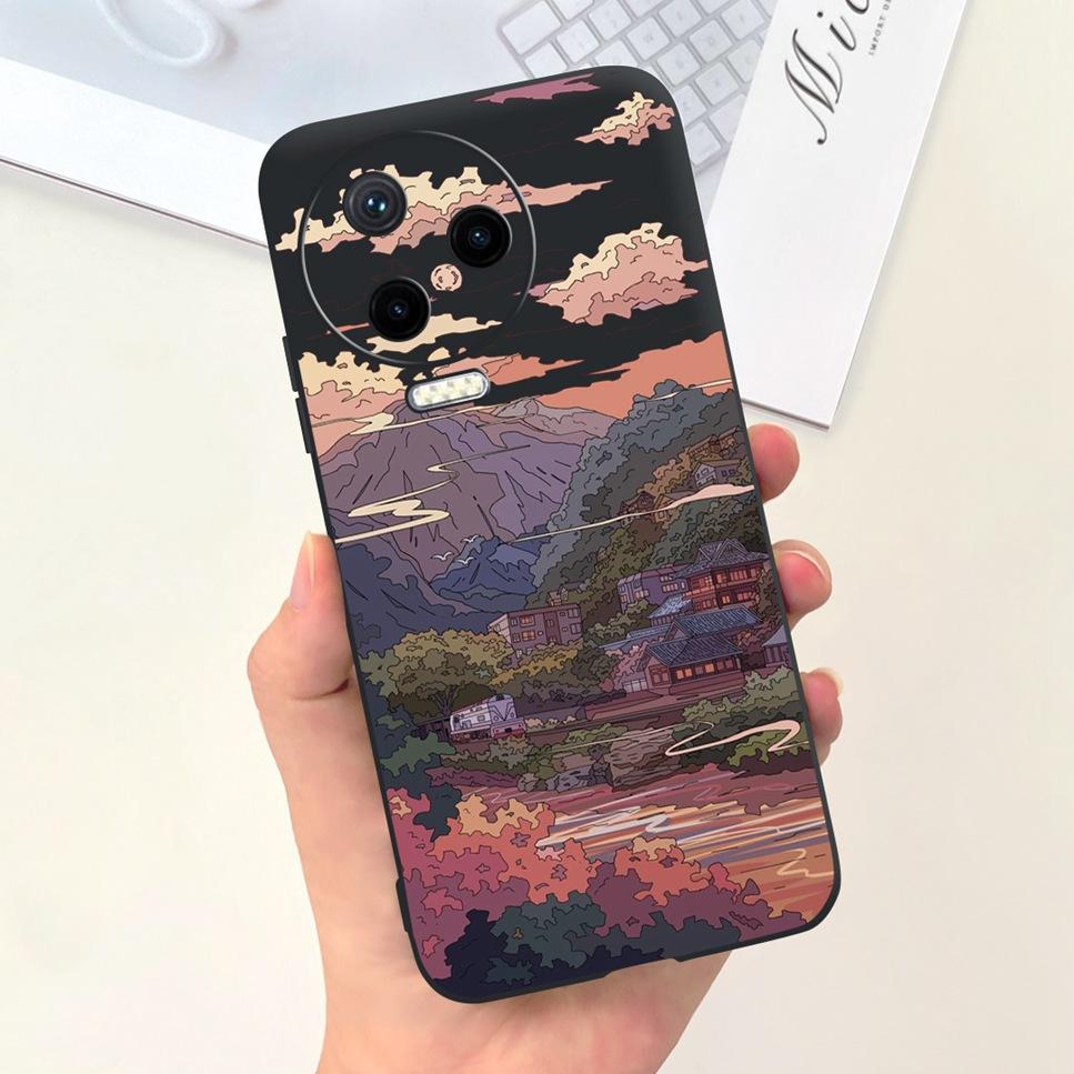 For Infinix Note 12 Pro 4G 6.7" Case Cartoon Astronaut Love Soft Silicone Black Pink Cover For Infinix Note 12 2023 Phone Case