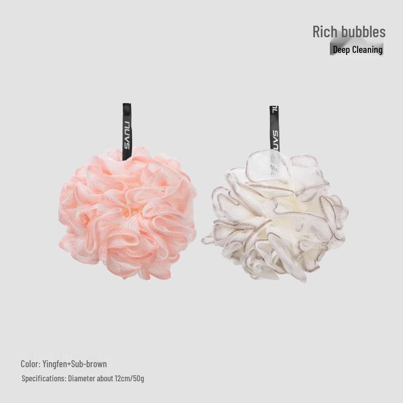 Luxuriöse Große Superweiche Peeling-Bade-Duschkugel für Frauen