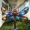 Akrylowa zawieszka 2D ważka do okna z elementem łapiącym światło, dekoracja ścienna z motywem ważki, wystrój do domu, biura, ogrodu, prezenty świąteczne