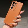Samsung Galaxy A07 A26 S23FE S25 Xiaomi Poco X7 M7 Redmi A5 for iPhone 17 16 15 Pro Max Infinix Realme Phone Cases Soft brown Leather pattern TPU Case