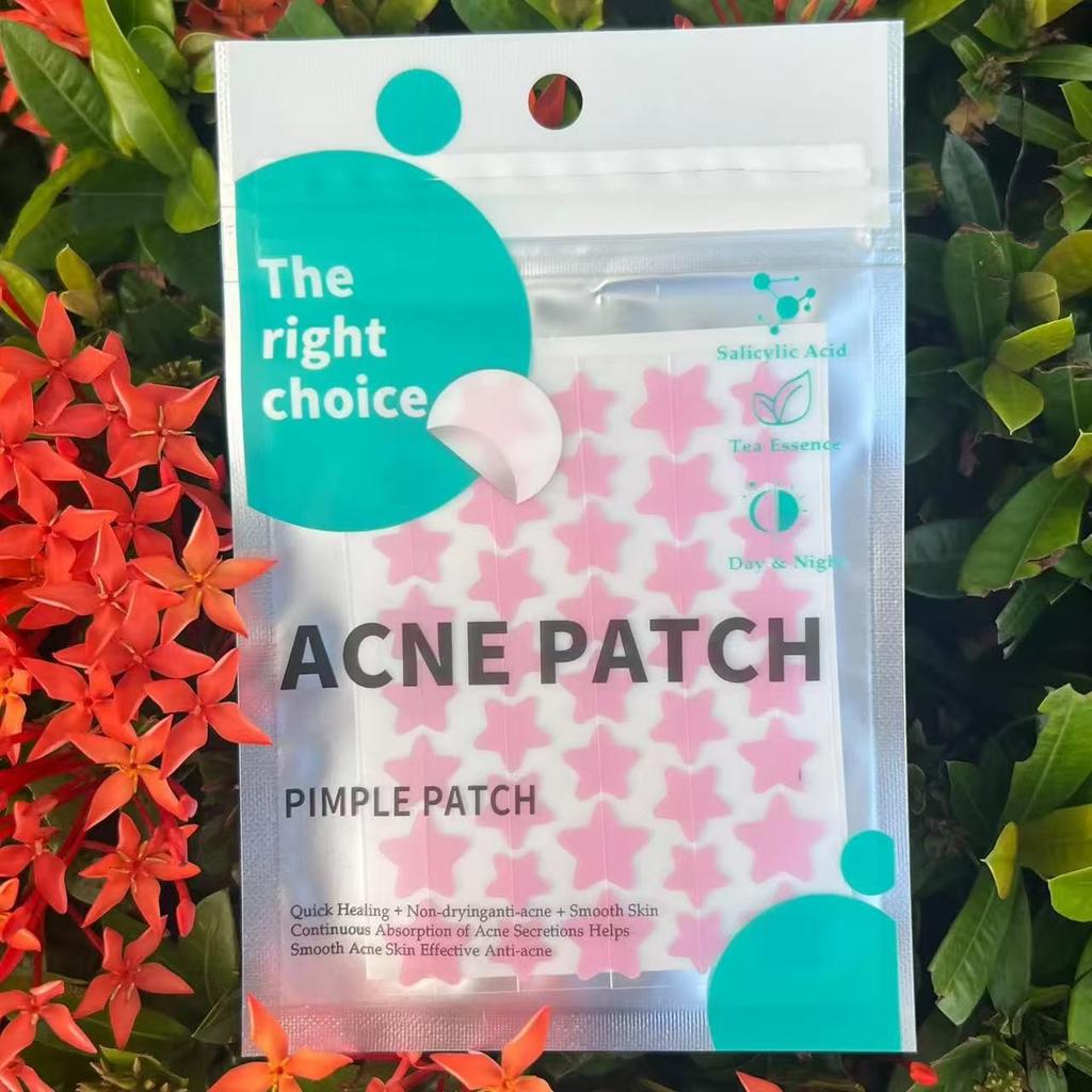 Star-Shaped Hydrocolloid Pimple Patches for Face, Stickers for Skin
