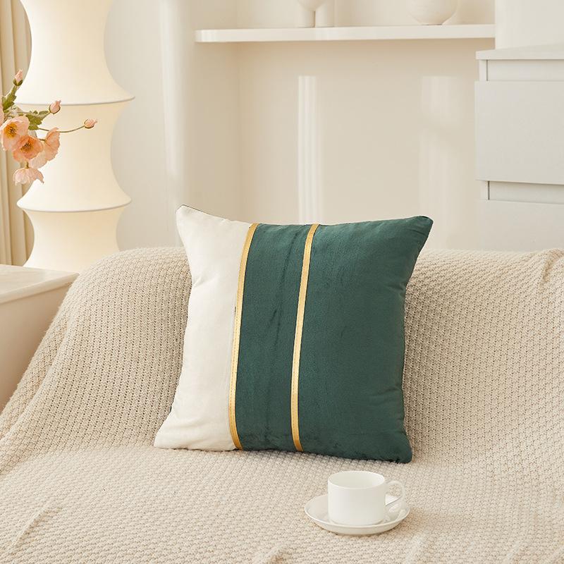 Elegant Sofa Pillowcase Party Atmosphere Pillow Cover Velvet Pillow Cover  for Room Sofa Decor Soft Solid Dyed for Bed