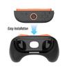 2pcs Gaming Grip Handle Controller for Switch 2 Joy-Con Grips for NS2 Joypad Hand Grip Stand Controller Gamepad Holder Bracket