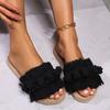 Women's Fashion Trend Tassel Shoelaces Are Non Slip, Wear-resistant, Comfortable, Soft Soled Flat Heeled Sandals
