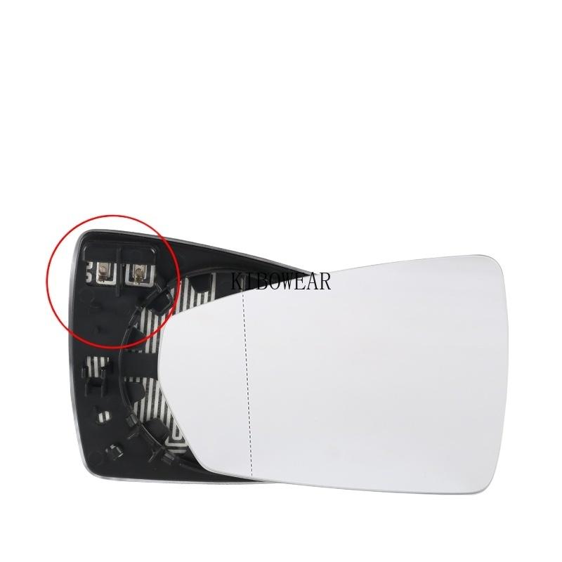Side Mirror Glass Trim Cover Frame For VW Polo Mk6 VI AW1 BZ1 LHD 2018-2024 Rearview Auto Door Wing Plus Cap Holder Housing