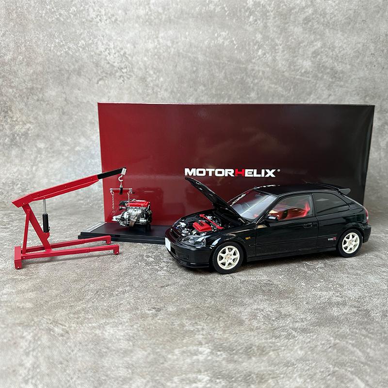 AAALW1 Motorhelix MH 1:18 FOR Honda Civic TypeR EK9 Car model Sports Static model Birthday present