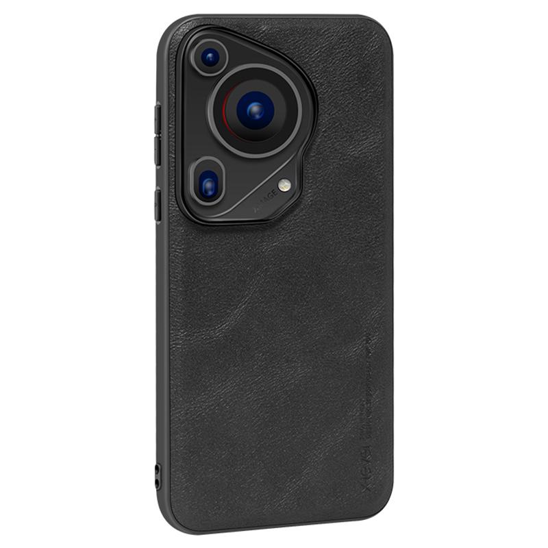 

Bojue-3 Series For Huawei Pura 70 Ultra Case PU Leather+TPU+PC Phone Cover Black