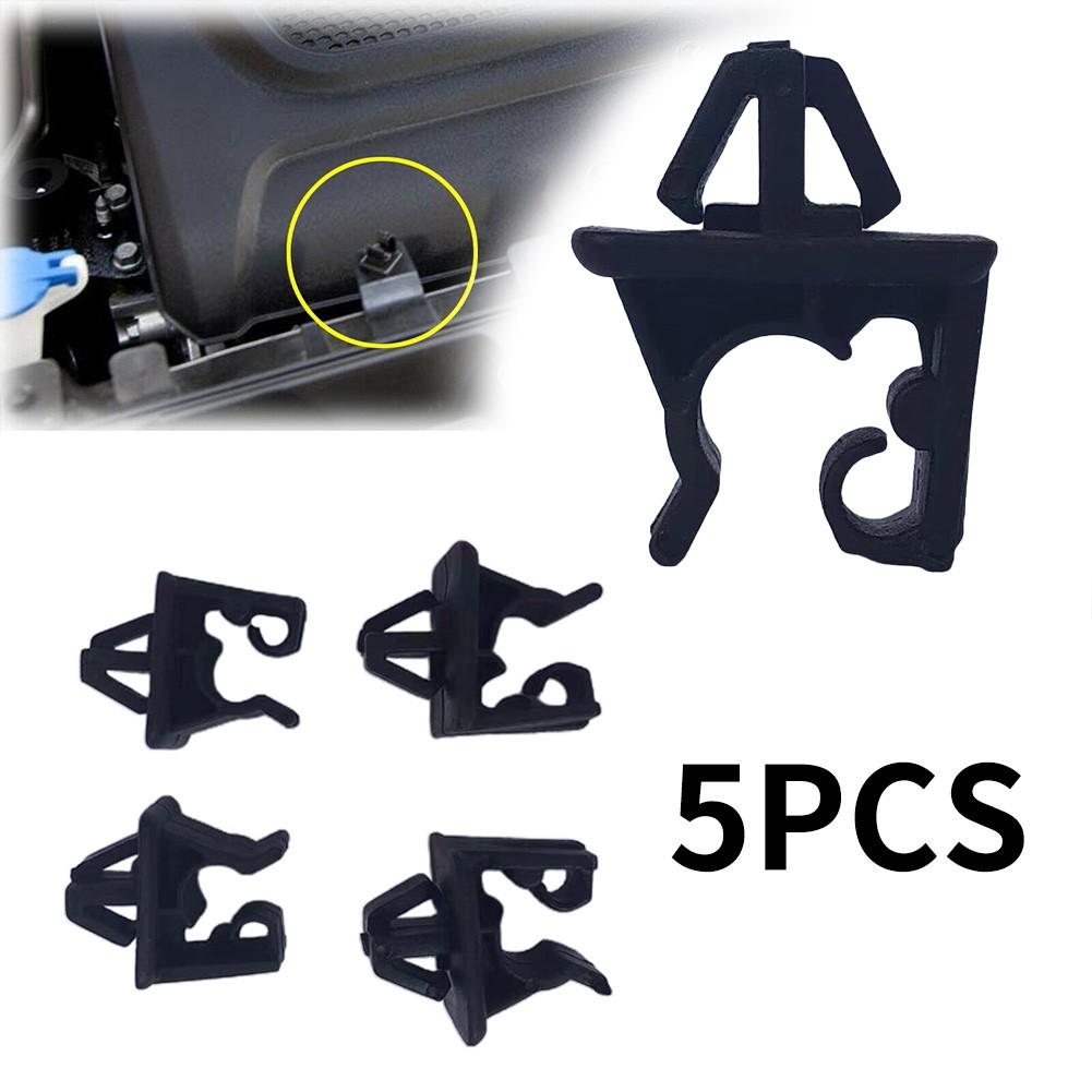 Hood Bonnet Clips Plastic Prop Stay Black Clip Clamp