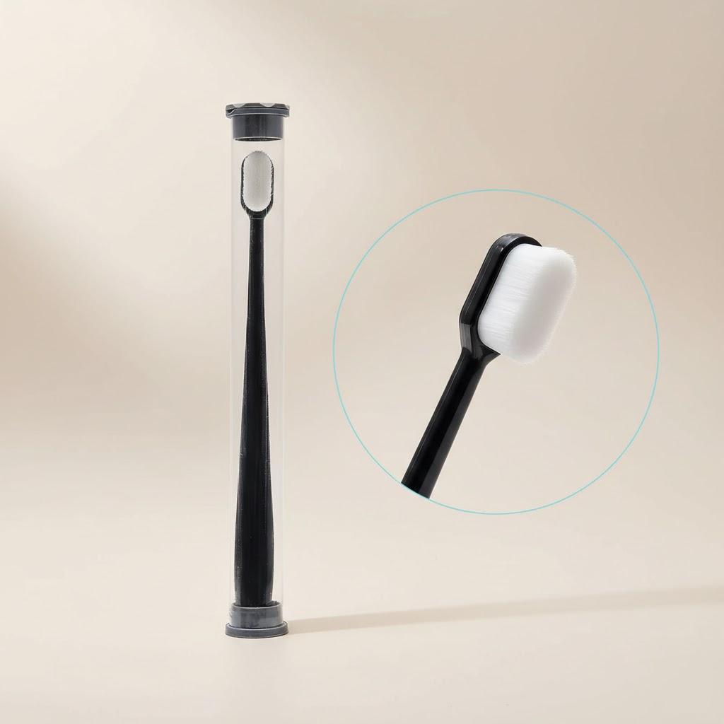 

Adults Teeth Whitening Soft Nano Toothbrush Travel Portable Oral Care Case 2 Sizes High Quality Cleaning