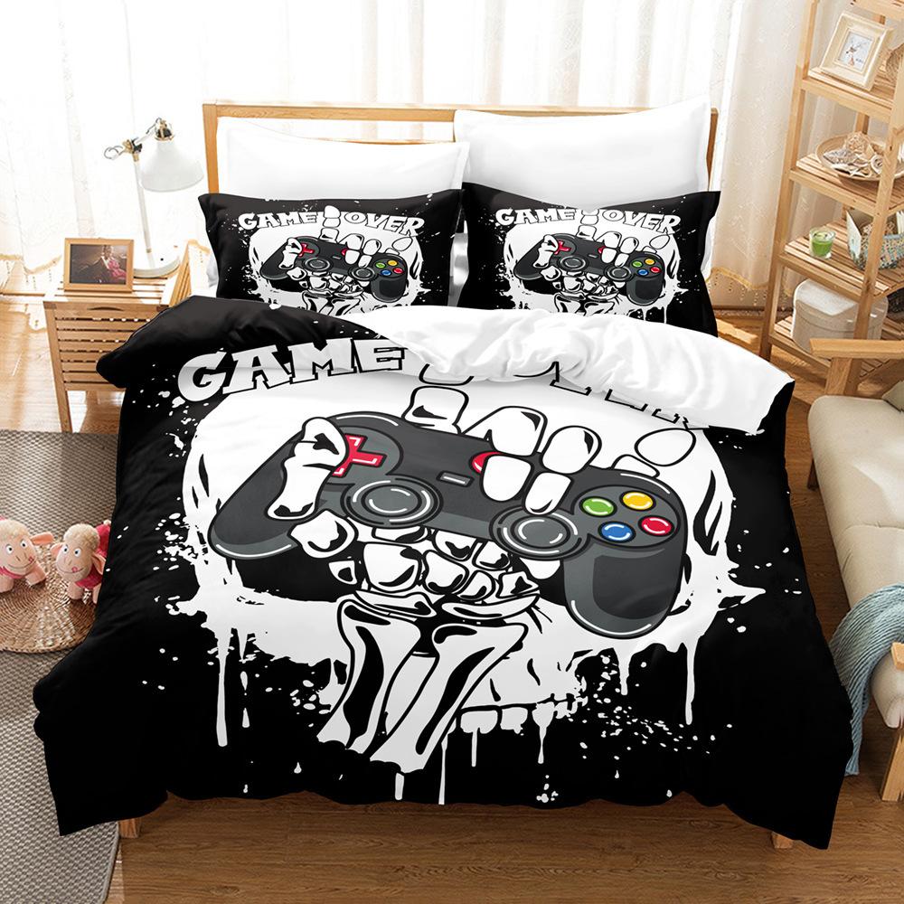 Fashion Technology Printing, 3D Digital Printing, Bedding, Duvet Covers, Pillowcases, Three-piece Sets