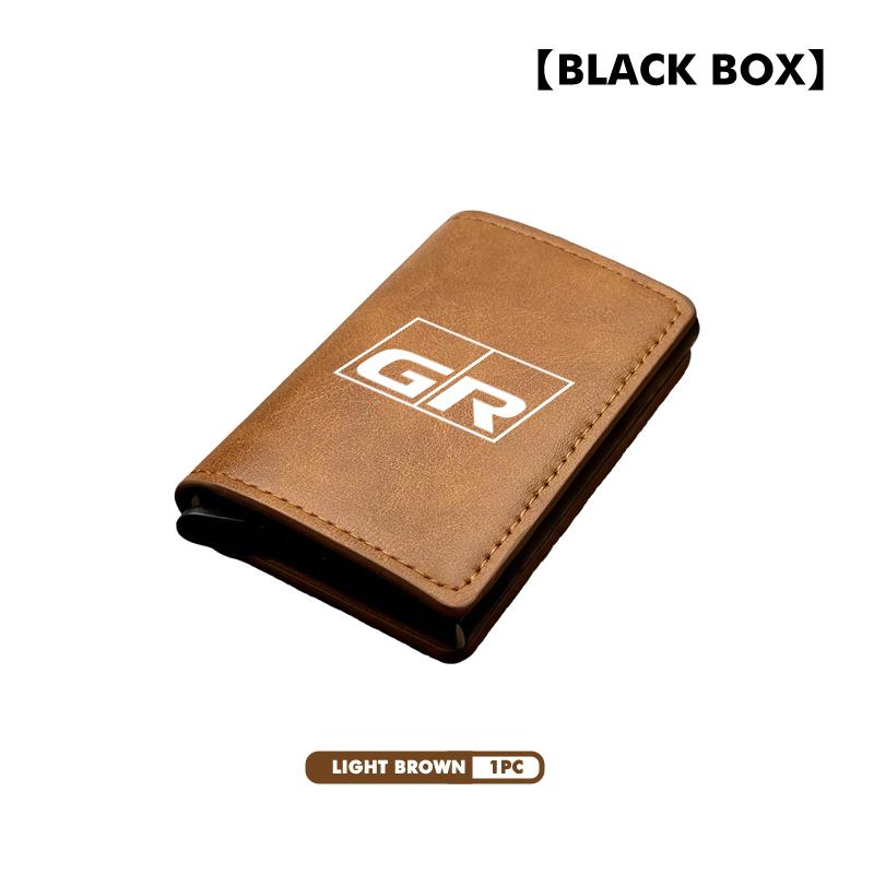 For Toyota Men's Car Anti Magnetic Anti Theft Storage Bag ID Credit Card Wallet Crown Yaris Corolla Prius Auris CHR Avalon GR