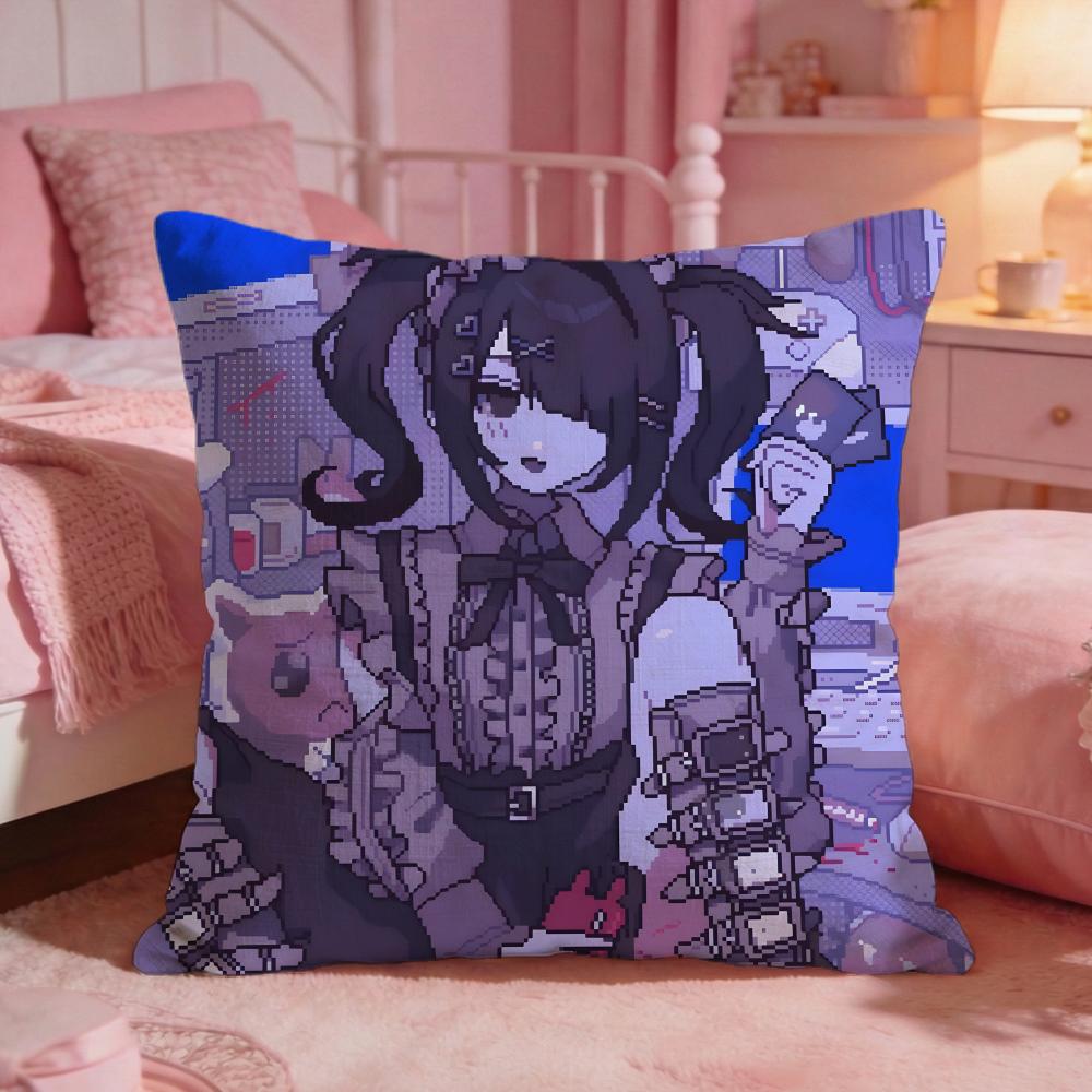 nNEEDY GIRL OVERDOSEs Cushion Cover Premium Comfort Reversible Pillow Cove Two In One Design for Any Room Car Interior