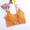 Backless Sportswear Woman Gym Sports Bra Seamless Womens Underwear Adjustable Shoulder Strap Inner Padded Yoga Vest Bralette