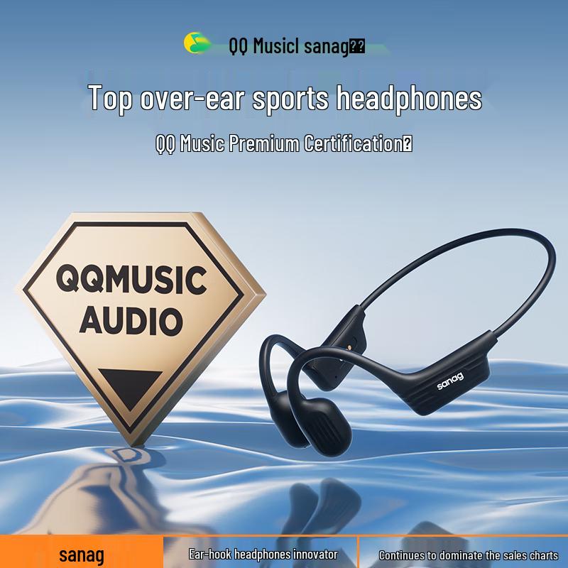 SANAG Open-Ear Air Conduction Sports Earbuds with 32GB Storage