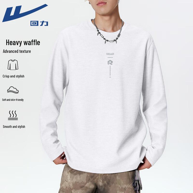 Warrior Men s Waffle Texture Long Sleeve T-Shirt 2XL