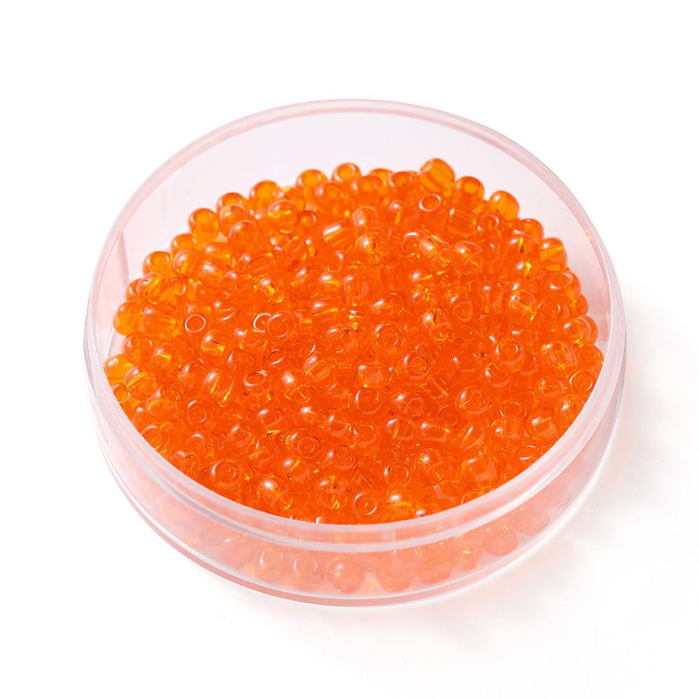 300Pcs/Lot 4mm Transparent Glass Round Loose Spacer Seed Beads For Jewelry Making Handmade DIY Bracelet Necklace Accessories