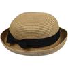 Women's Lightweight Straw Sun Hat with Wide Brim, Dome Crown, and Roll Up Design for Summer Beach – Stylish and Durable Protection for Ladies