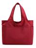 Women's Large Capacity Multi-Compartment Canvas Tote Bag