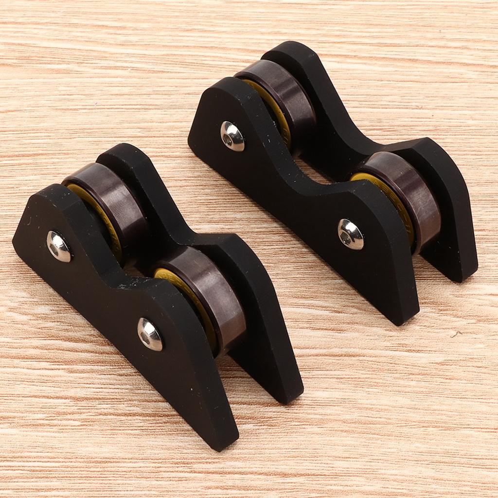 2Pcs Pool Billiard Cue Snooker Club Roller Straightness Detector Checker Inspect Tool