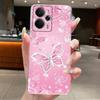 Casing For Realme 14 5G RMX5075 14T RMX5078 Phone Case Clear Luxury Butterfly Fashion Flowers Soft Silicone TPU Protective Cover
