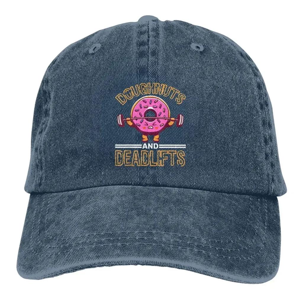 Klobouk s kšiltem, vícebarevný, s motivem koblih, Unisex, Čepice, Koblihy, Svačina z těsta, Kobliha, Personalizovaný, Ochrana proti slunci