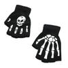 Non Slip Halloween Luminous Mittens Half-finger Gloves Fashion Accessories Full Finger Gloves