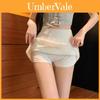 Cotton Blend White Sweet Girl Lace Bodycon Skirt For Summer Casual Wear