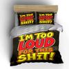Bold text graphic design. Bedding sets Duvet cover sets Duvet covers Pillowcases(1* Duvet Cover 2* Pillowcases without duvet insert)