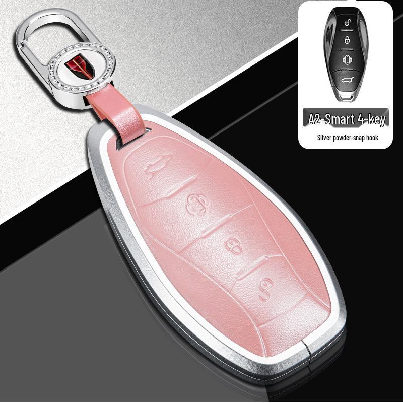 2022 Hongqi H5 Key Case: Protective Metal Shell for 18-21 Models, Unisex Design