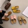 Retro Bag Head Slippers Women's Outer Wear Spring New Casual Versatile One-pedal Half Slippers
