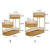 3 Tier Fruit Storage Basket Metal Wire Vegetable Storage Rack Elegant Vegetable Shelf  Countertop