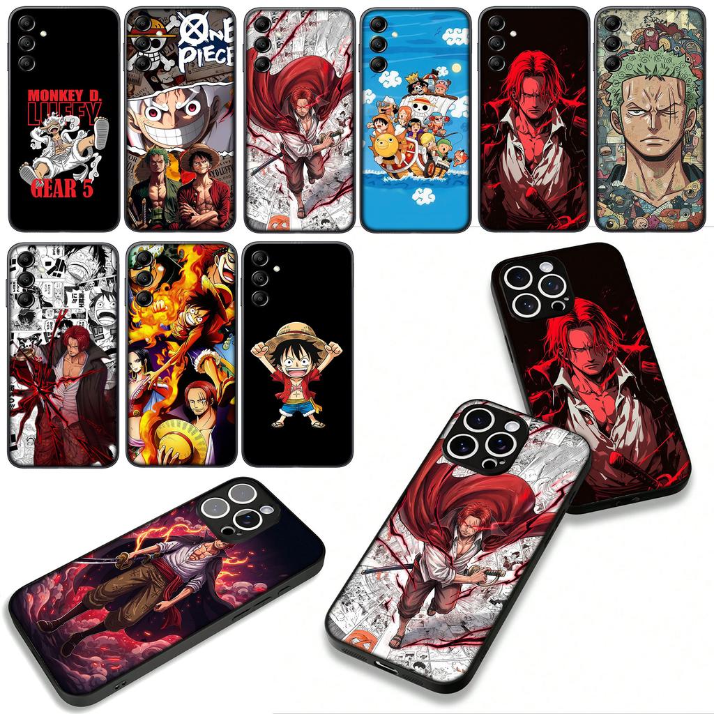 Luffy Zoro One Shanks Pieces Cover for Samsung Galaxy A36 A17 A26 A07 A35 A54 A53 A13 A33 A34 S8 S9 S20 S21 FE S10 Plus Case