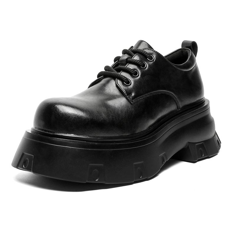 Fashion Luxury and Trendy Men's Thick Soled Shoes High Quality Casual Style Fashion Street Walking Daily Height Increasing Youth Shoes