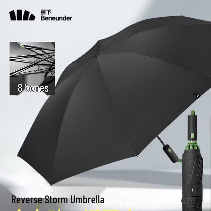 Beneunder 8-Rib Automatic Folding Umbrella