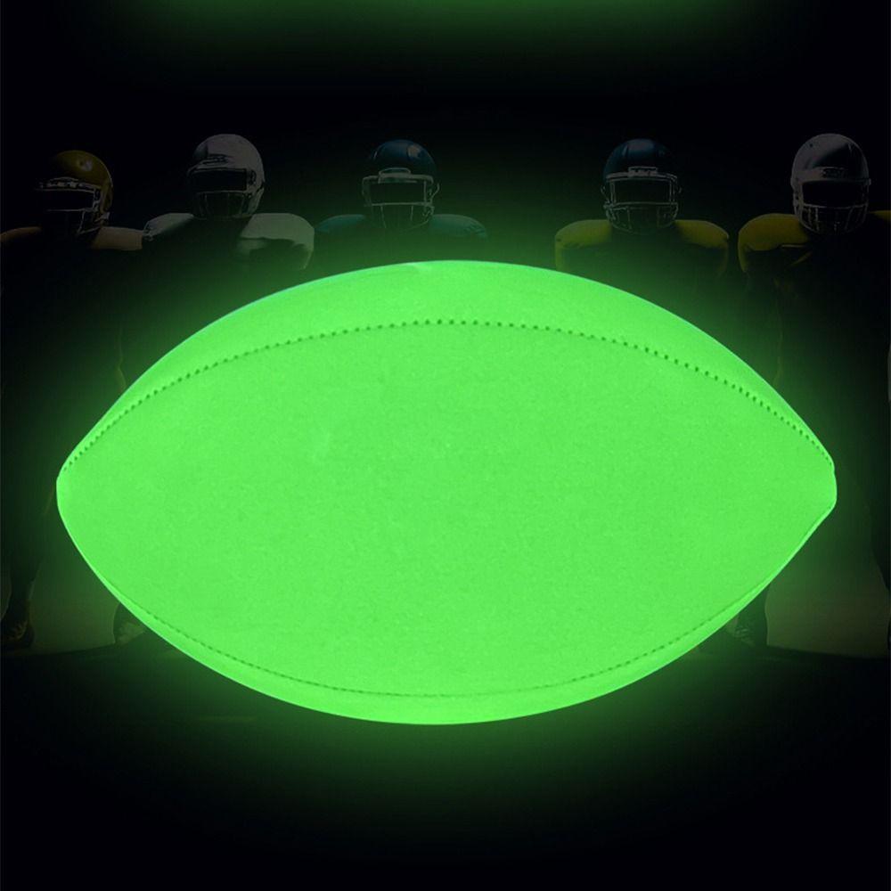 

Светящийся тренировочный мяч размера 6. Светящийся в темноте мяч для американского футбола. Светящийся тренировочный мяч для регби.