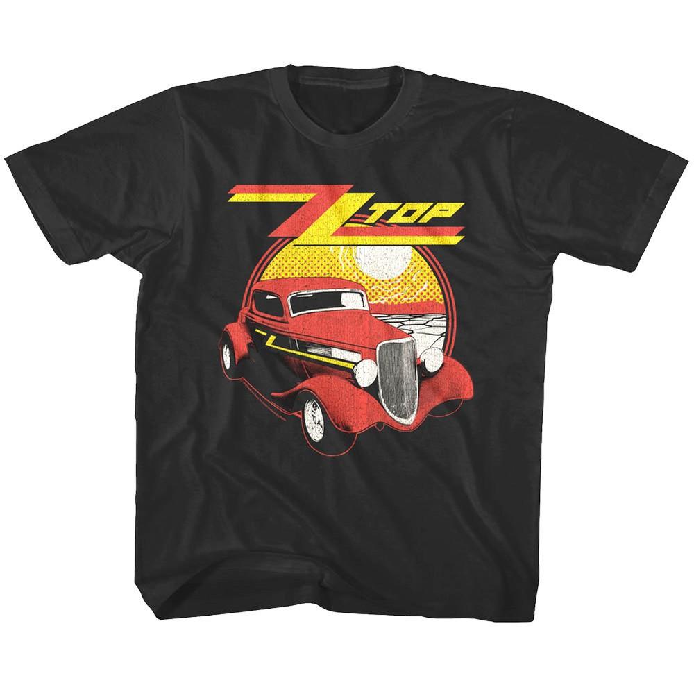 

ZZ Top Eliminator Album Cover T Shirt Car Rock Band Boys Girls Baby Youth L
