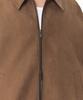 Musinsa Standard Synthetic Suede Minimal Blouson Jacket [Light Brown]