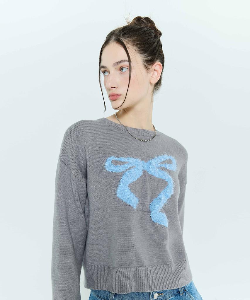 LARTIGENT L6 Ribbon Mix Knit(Gray)