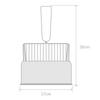Durable Wood Handle Cat Litter Scoop Long Handle Fast Sifting Kitty Metal Scooper Deep Shovel Cat Pan Scooper Indoor Use