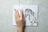 Henson Horse - Baskılı mouse pad, atlı kişiselleştirilmiş pad, Art-Dog markasından bir ofis çalışanı için benzersiz bir alet
