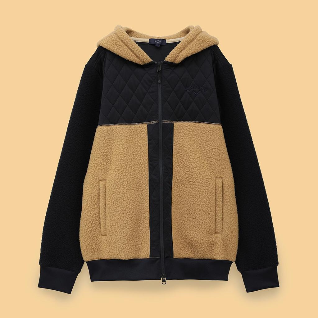 Sweatshirt Hoodie Golf C24217111 [Callaway] Men's (Sherpa Fleece) / / 1040_Beige