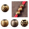 Oversized Hole Cord End Charm Jewelry Making Supplies Copper Spacer Beads For DIY Crafts And Accessories