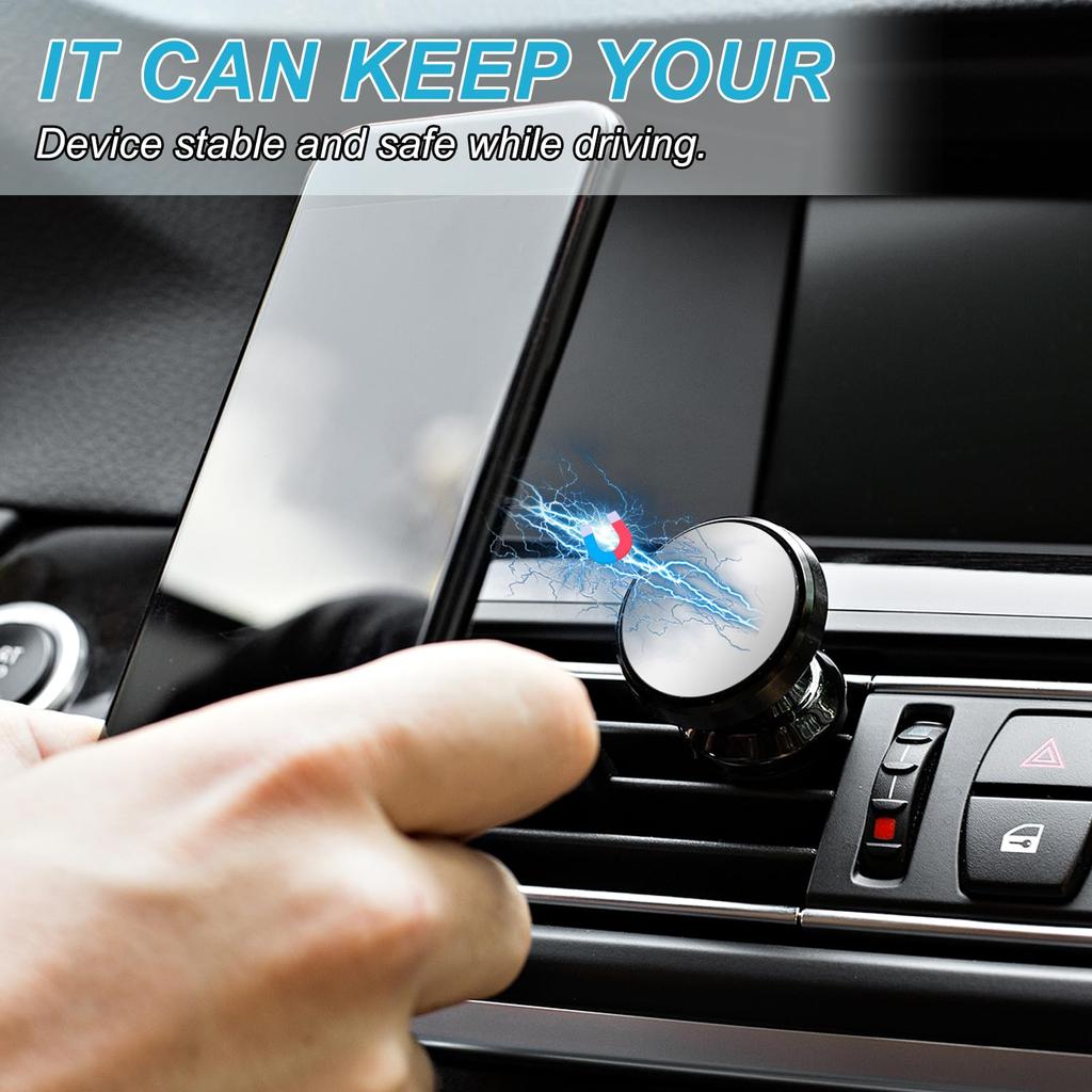 PATIKIL 36 Steel Plates, 1.4 Inches (35 Mm), Round, Strong Double-Sided Tape, Magnetic Adsorption,