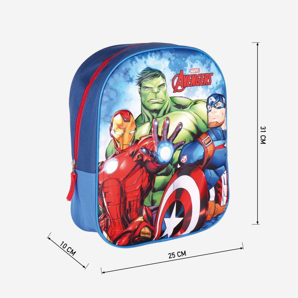 The Avengers Blue School Bag (25 X 31 X 10 Cm)